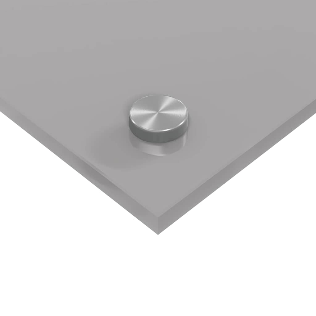 Kitchen Backsplash 2 pcs Light Grey 90 x 60 cm Tempered Glass